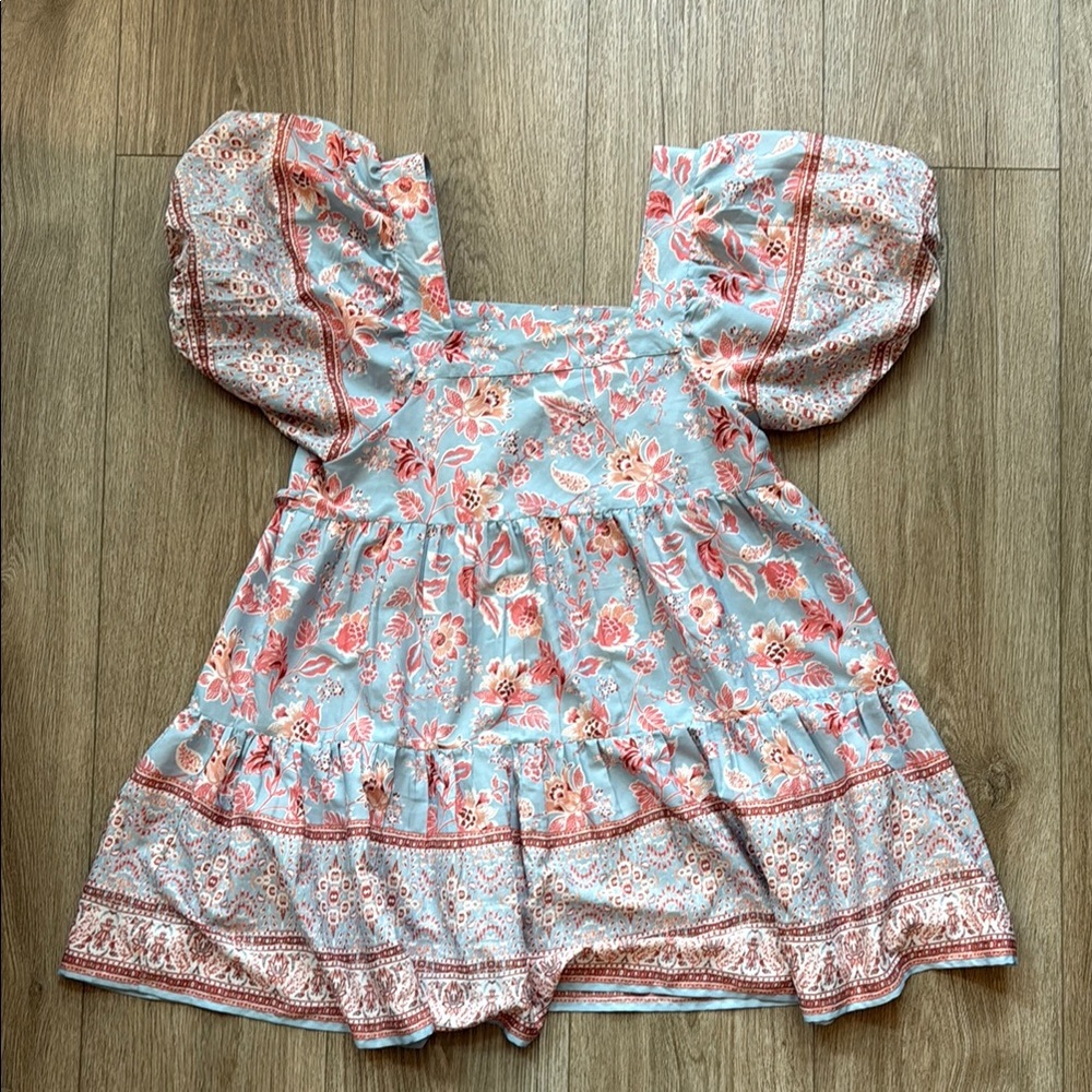 Floral Puff Sleeve Dress